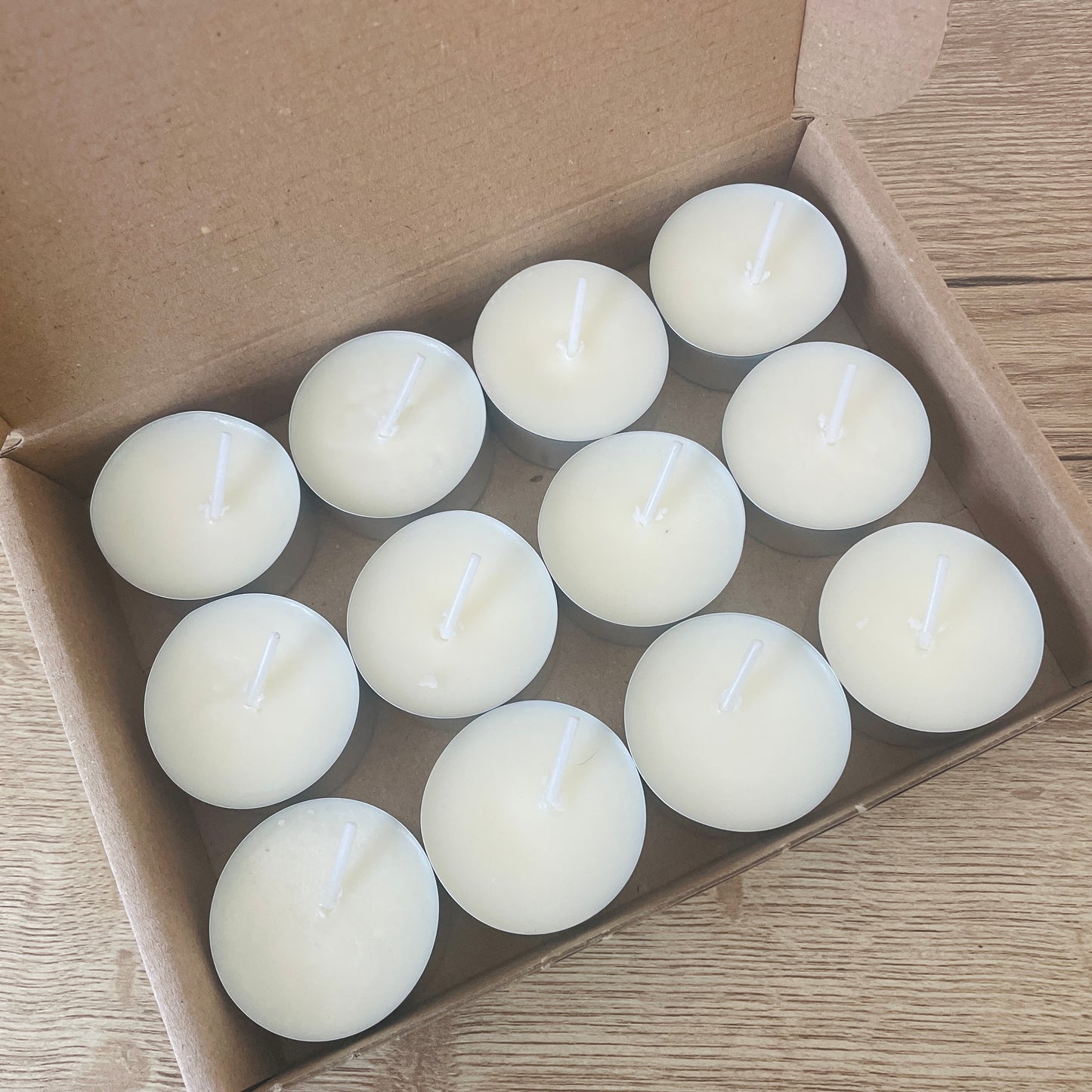 12 Lavender Scented Soy Wax Tea Lights