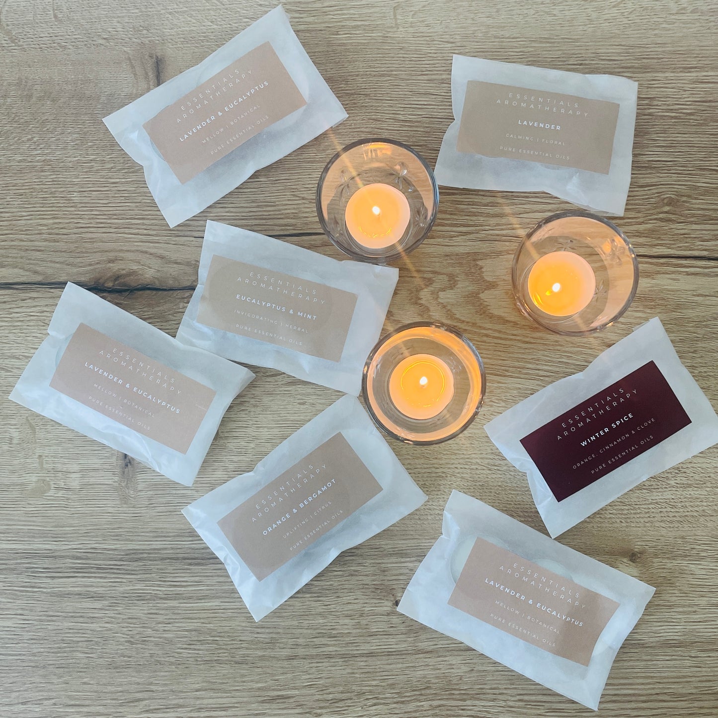 Scented Soy Wax Tea Lights Sample Pack of 1