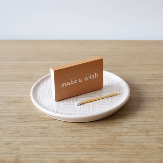 'make a wish' matchbox – statement matches
