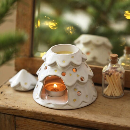 Christmas Wax Melt Burner Gift Set