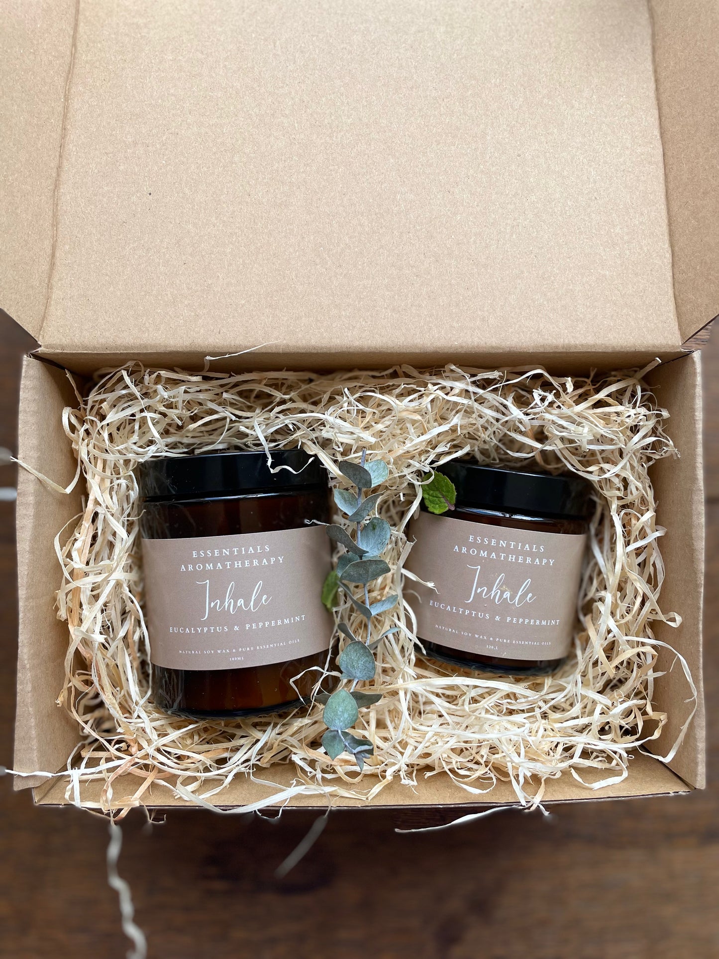 Natural Essential Oil Candle Gift Box