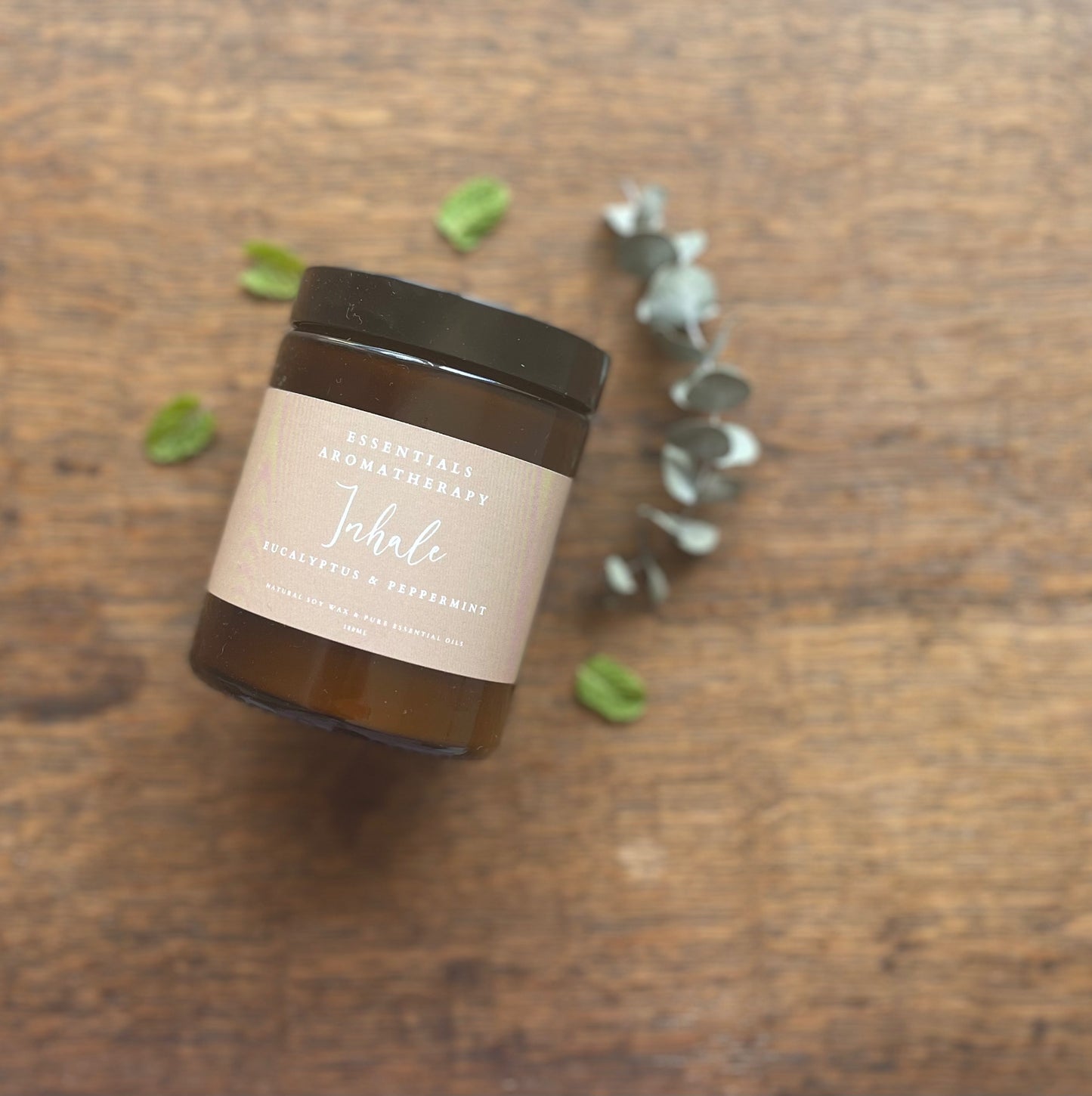 Natural Essential Oil Candle Eucalyptus & Peppermint