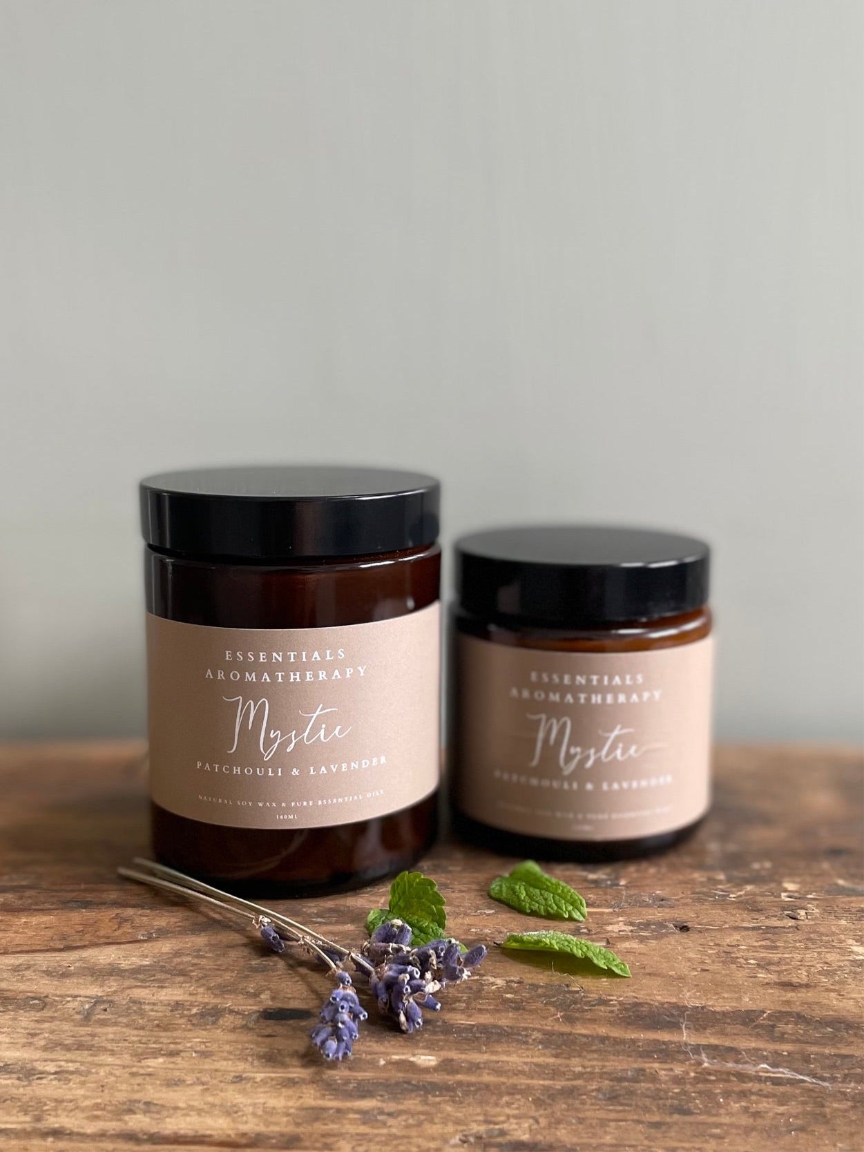 Natural Essential Oil Candle Lavender & Patchouli