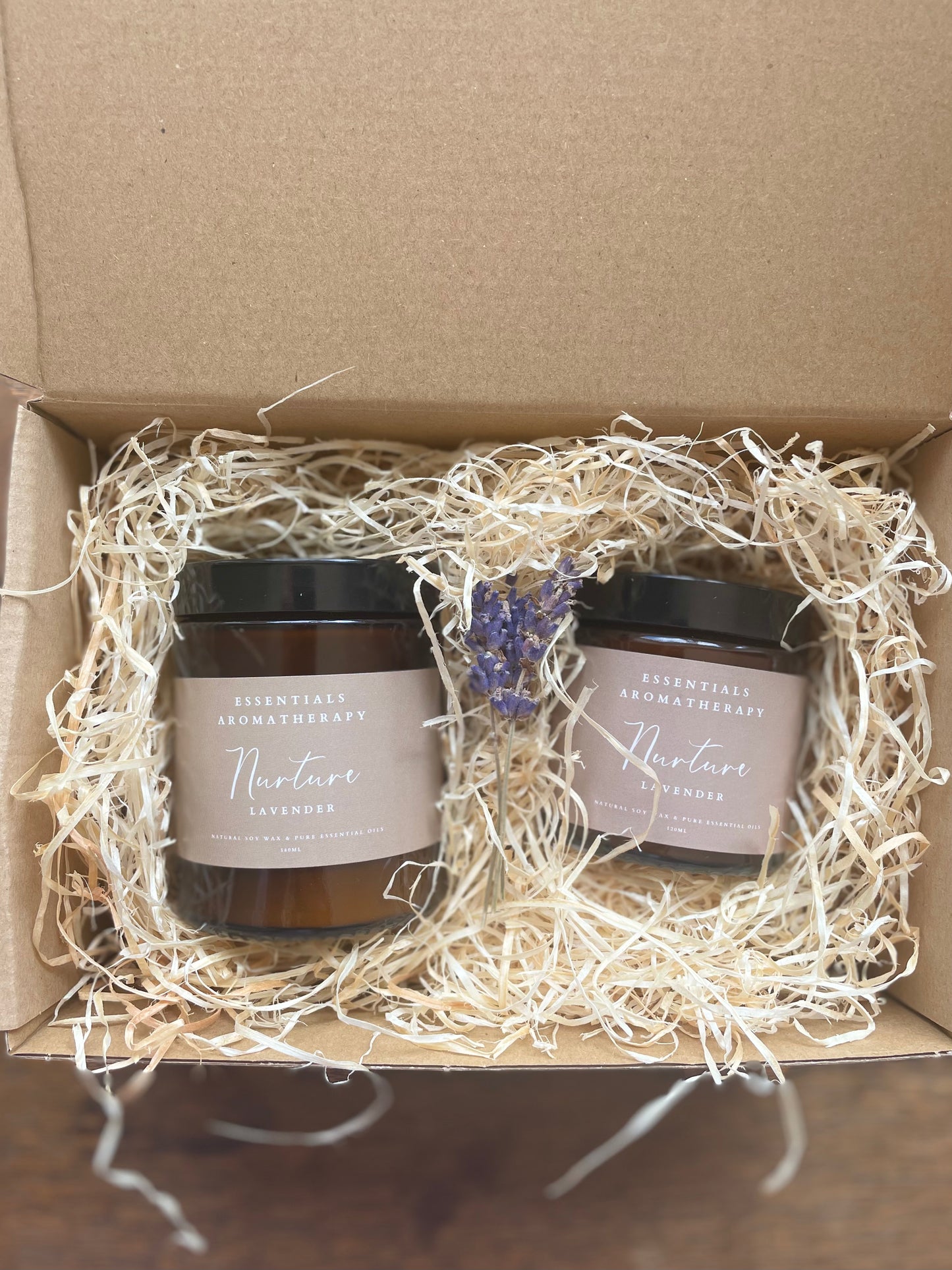 Natural Essential Oil Candle Gift Box