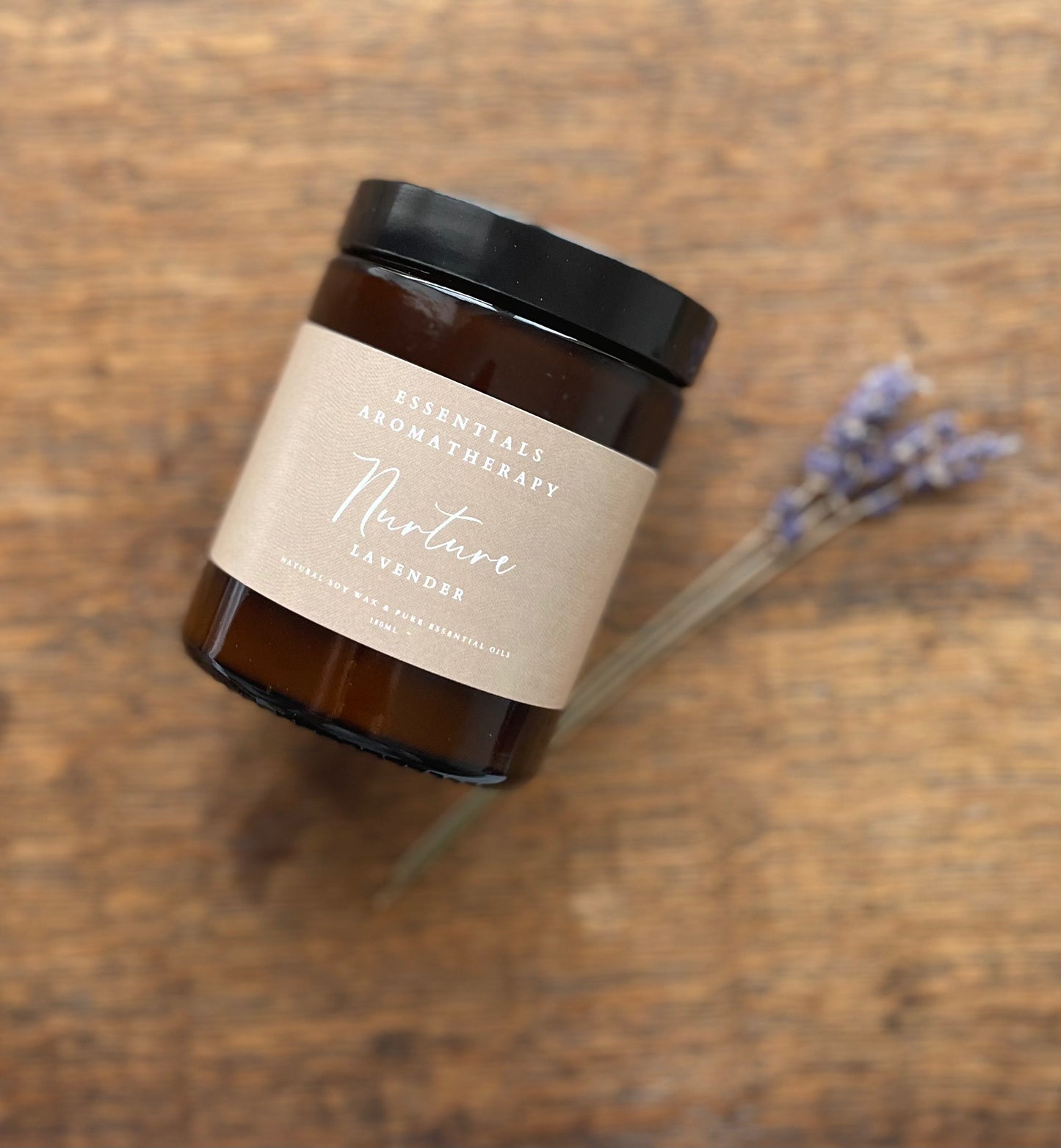 Natural Essential Oil Candle Lavender Everyday Wellness Collection
