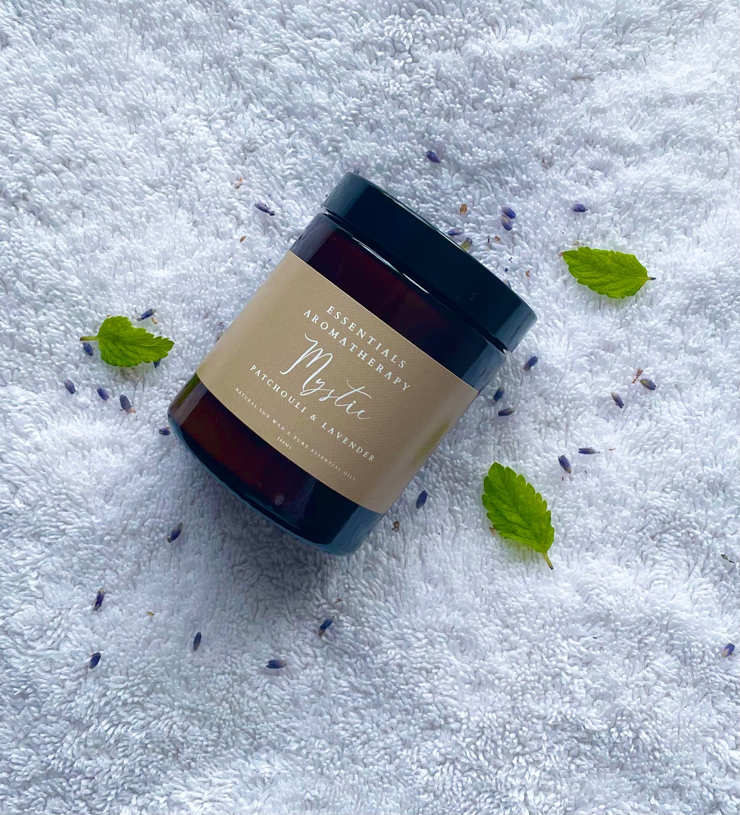 Natural Essential Oil Candle Lavender & Patchouli