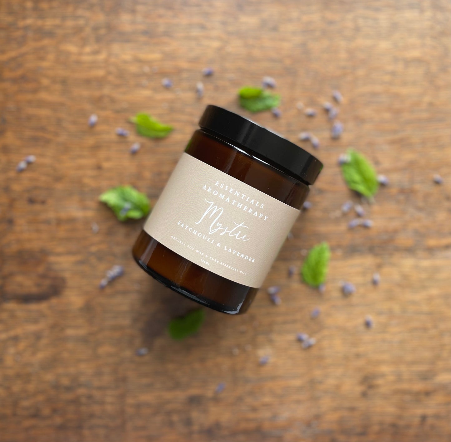 Natural Essential Oil Candle Lavender & Patchouli