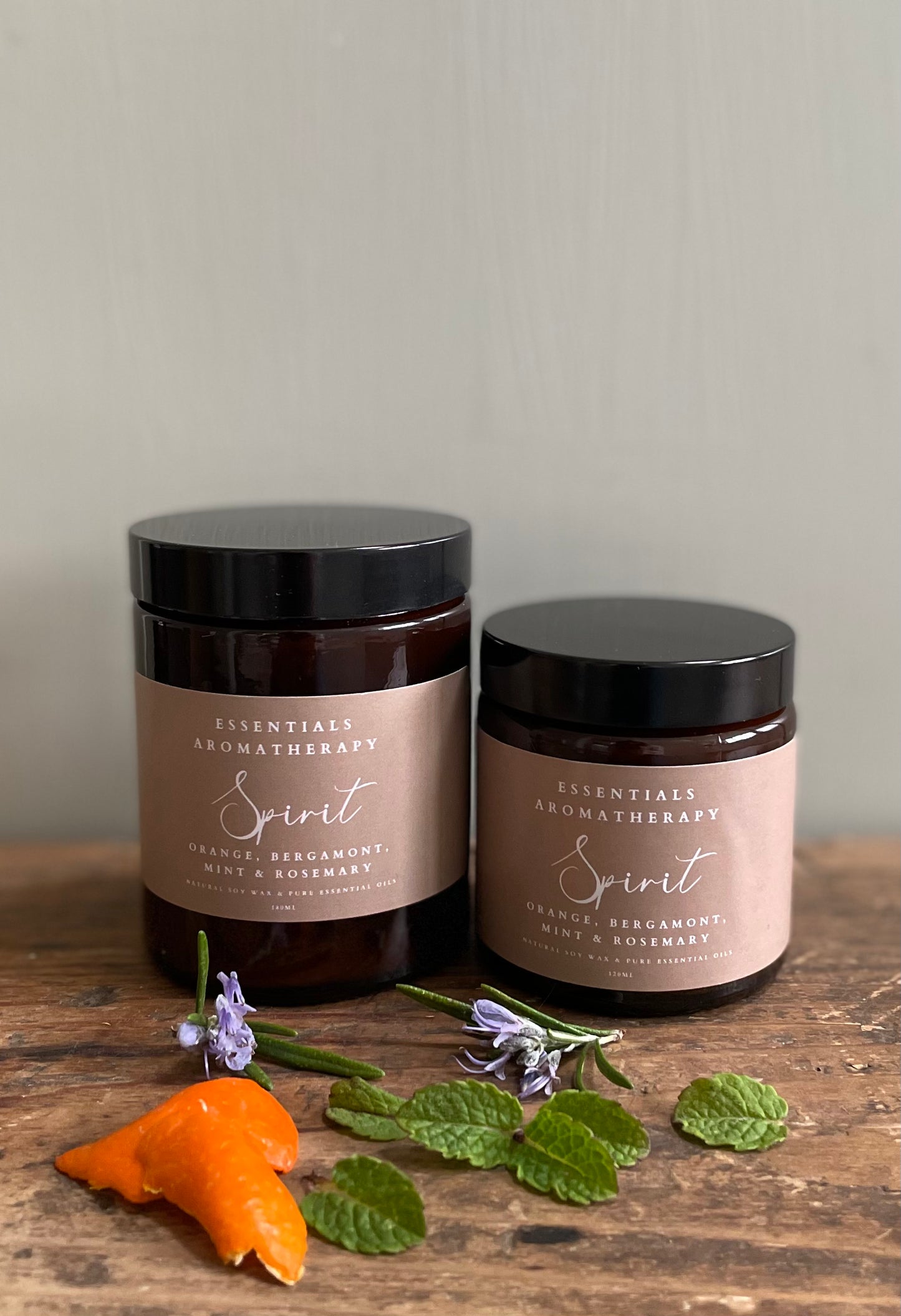 Natural Essential Oil Candle Orange & Bergamot Everyday Wellness Collection
