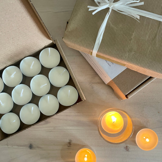 Essential Oil Tea Lights Gift Box of 12