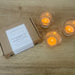 12 Cedarwood & Juniper Scented Soy Wax Tea Lights