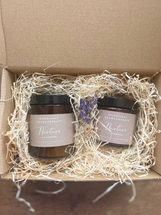 Natural Essential Oil Candle Gift Box