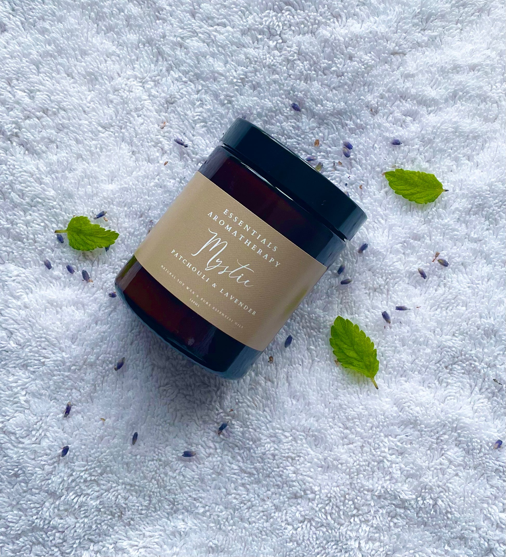 Natural Essential Oil Candle Lavender & Patchouli